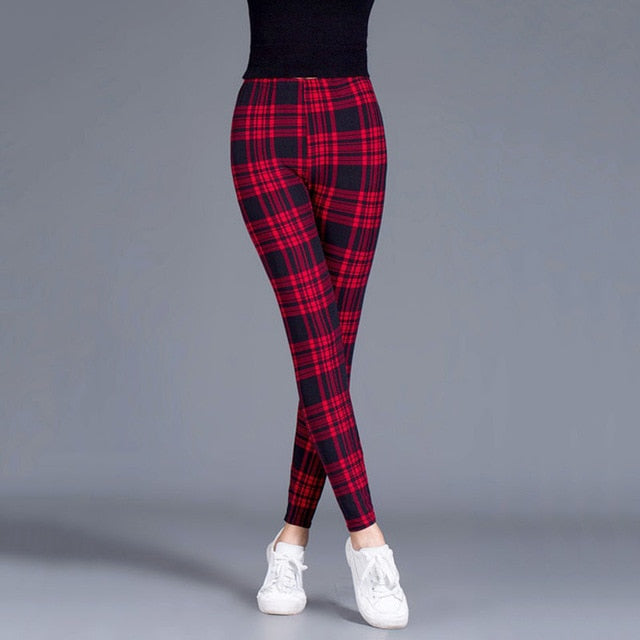 Thin cropped cotton leggings - Image 2