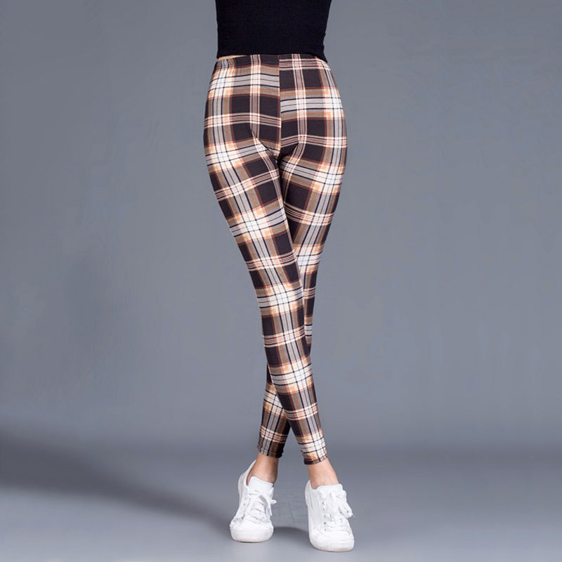 Thin cropped cotton leggings - Image 4