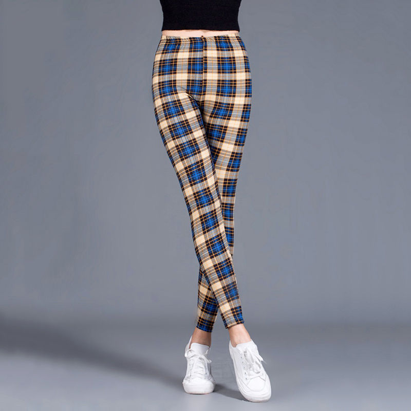 Thin cropped cotton leggings - Image 5