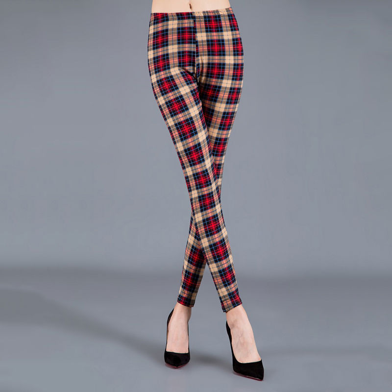 Thin cropped cotton leggings - Image 12