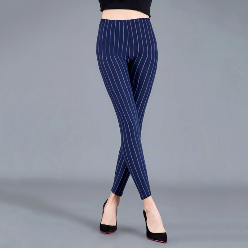 Thin cropped cotton leggings - Image 10