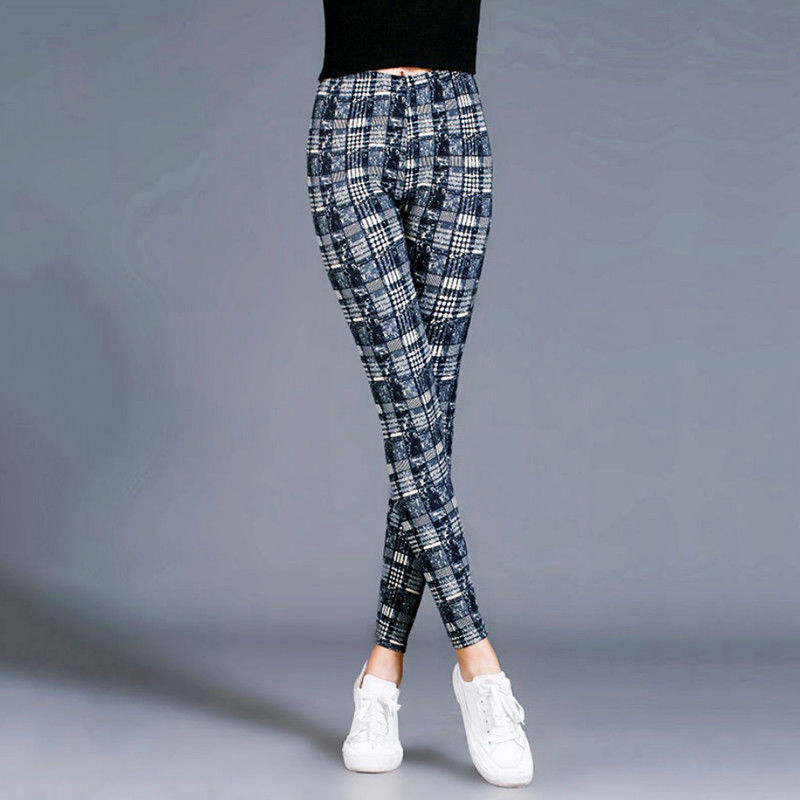 Thin cropped cotton leggings - Image 13