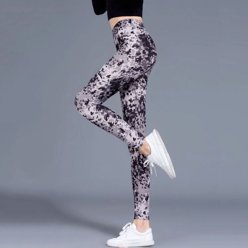 Thin cropped cotton leggings - Image 15