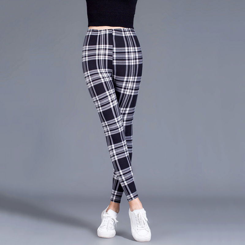 Thin cropped cotton leggings - Image 17